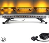 56 LED 76.2cm Lumina de Stroboscopica Lampa Girofar Avertizare Galben 12V 24V 56W 15 moduri intermitent