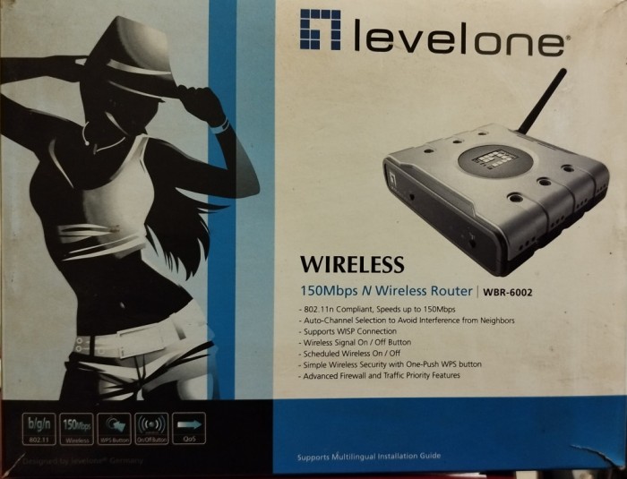 ROUTER WIRELESS LEVELONE WBR-6002