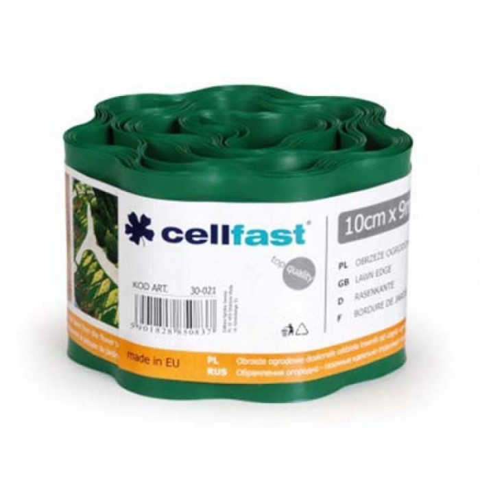 Ondulin elastic de separare Cellfast, 10 cm x 9 m, impermeabil, Verde