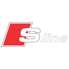 Sticker Etriere Audi S-Line Alb