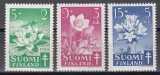 Finlanda 1950 - Flori - Prevenirea tuberculozei, MNH, Nestampilat