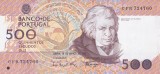 Bancnota Portugalia 500 Escudos 18.3.1993 - P180e UNC
