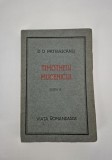 Carte cu autograf D D Patrascanu Timotheiu mucenicul