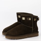 Cumpara ieftin Ghete kaki din piele naturala L7895 19