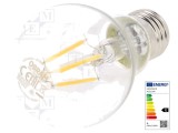 Lampă LED E27 4W Alb Cald 2700K