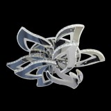 Lustra LED cu telecomanda si cristal Alejandro 154W, 9 Flori