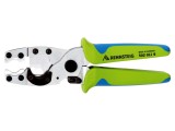 Foarfece taiere plastic RENNSTEIG, tais triunghiular, lungime 210mm, domeniu taiere &Oslash;12-25mm si &Oslash;18-35mm