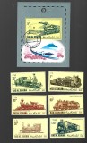 RAS AL KHAIMA TRENURI SERIE MNH COLITA STAMPILATA