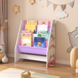 Raft copii Fisterra 74x62x29cm motiv unicorn roz/lila [en.casa] HausGarden Leisure, [en.casa]