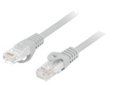 Patch cord LANBERG RJ45 U/UTP Cat 6 LSZH gri 15m