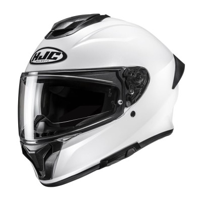 MBS Casca HJC C71 Solid, Alb perlat, L, Cod Produs: HJC185129L foto