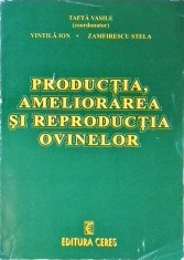 PRODUCTIA, AMELIORAREA SI REPRODUCTIA OVINELOR-TAFTA VASILE, VINTILA ION, ZAMFIRESCU STELA-258149