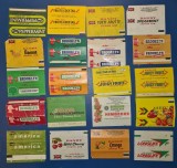 Lot nr2 Ambalaj eticheta vechi guma de mestecat colectie