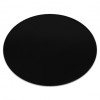 Covor de spalat modern LINDO cerc negru, anti-alunecare, shaggy, cerc 120 cm