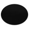 Covor de spalat modern LINDO cerc negru, anti-alunecare, shaggy, cerc 120 cm