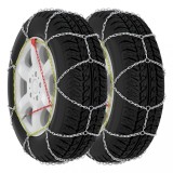 VidaXL Lanțuri antiderapante zăpadă auto, 2 buc., SUV 4x4, 16 mm, 400