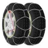 VidaXL Lanțuri antiderapante zăpadă auto, 2 buc., SUV 4x4, 16 mm, 400