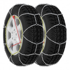 vidaXL Lanțuri antiderapante zăpadă auto, 2 buc., SUV 4x4, 16 mm, 450