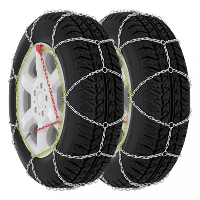 vidaXL Lanțuri antiderapante zăpadă auto, 2 buc., SUV 4x4, 16 mm, 400