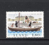 Aland (Finlanda) 1988 - Serviciile poștale, barca, neuzat
