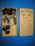 1638-I-Bouton le Merveilleux-Cutie veche nasturi metalici interbelica.