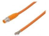 Cablu de Conectare M12 PIN 8 Drept 5m