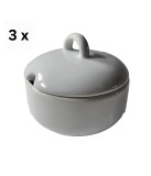 Set 3 zaharnite, 200 ml, Alb
