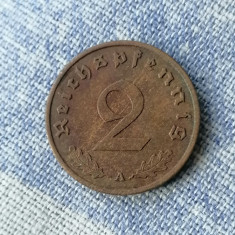 MONEDA - 2 PFENNIG 1938 A. Germania