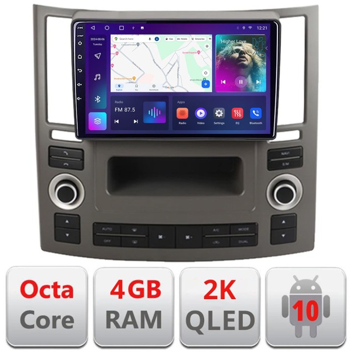Navigatie Infiniti FX45 2007-2009 Android ecran Qled 2K Octa core 4+32 fx45-old+EDT-E409-2K CarStore Technology