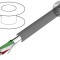 Cablu ecranat 4x22AWG PVC