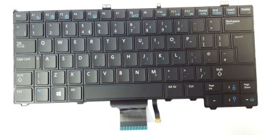 Tastatura Laptop, Dell, Latitude E7440, P40G, P40G001, iluminata, neagra, layout US foto