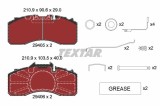 Set placute frana TEXTAR 2940501