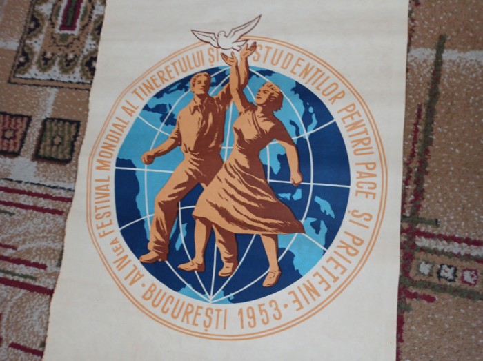 AFIS 1953- AL IV-LEA FESTIVAL MONDIAL SL TINERETULUI SI STUDENTILOR PENTRU PACE SI PRIETENIE
