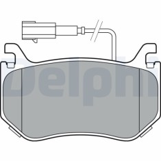 Set placute frana spate DELPHI, Alfa Romeo Stelvio (949 ), 12.2016-, spate; puntea spate
