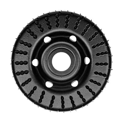 Disc circular slefuit, modelat, raspel, pentru lemn, plastic, cauciuc, beton celular, gradatie I, 120x22.2 mm, Dedra foto