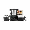 Robot Bucătărie Multifuncțional Taurus FOODIE 1500W, Bol 3.5L, 12 Viteze, Ecran LCD, Accesorii Incluse, Oțel Inoxidabil