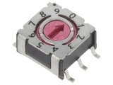 &Icirc;ntrerupător codificare DEC/BCD 10 Poz SMD 80m&Omega;