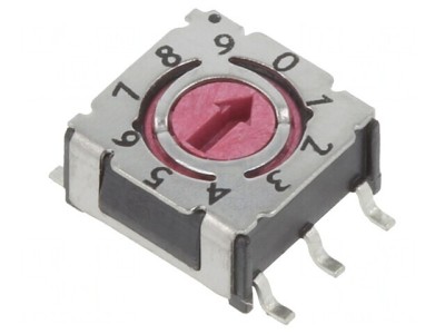 &amp;Icirc;ntrerupător codificare DEC/BCD 10 Poz SMD 80m&amp;Omega; foto