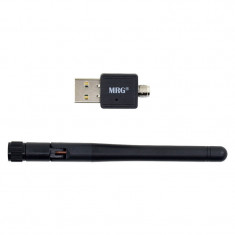 Adaptor wireless MRG M545, Cu antena, Mufa USB, Negru C545 foto