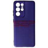 Husa Silicon Electric Purple Compatibila Samsung Galaxy S21 Ultra - Calitate Premium