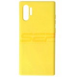 Husa Silicon Galben Samsung Galaxy Note 10 Plus, High Copy, Protectie Premium