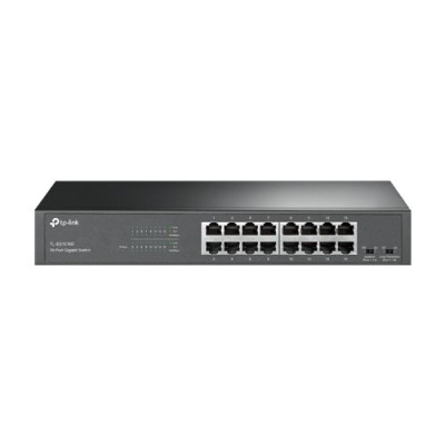 Switch 16 porturi RJ45 Gigabit, Unmanaged, 1U - TP-Link TL-SG1016D foto