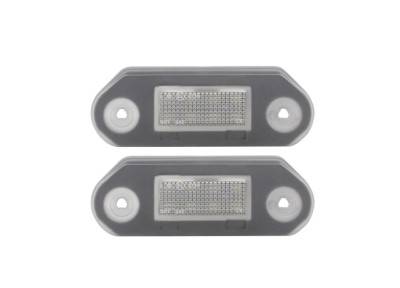 Set 2 buc lampa numar VW GOLF III (1H) (Hatchback), 08.1991-04.1999 Hatchback, partea stanga=dreapta, lentila plastic; LED; TUNING, foto
