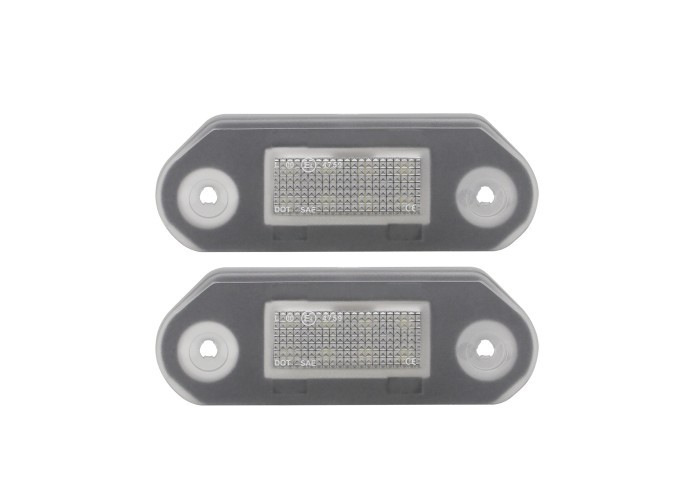 Set 2 buc lampa numar VW GOLF III (1H) (Hatchback), 08.1991-04.1999 Hatchback, partea stanga=dreapta, lentila plastic; LED; TUNING,