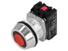 Comutator apăsare 30mm 1NC 1NO