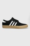 adidas Originals sneakers din piele &icirc;ntoarsă SEELEY XT culoarea negru EG2632