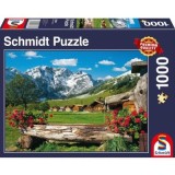 Puzzle 1000 piese, Paradis la munte, Schimdt