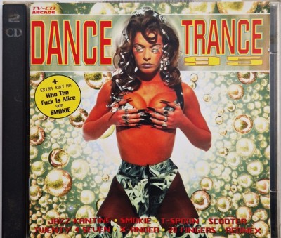 various - Dance Trance 95 VG+ / VG+ dublu cd muzica italodance Arcade Europa 1995 foto