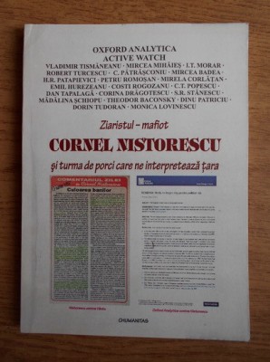 Ziaristul-mafiot Cornel Nistorescu si turma de porci care ne interpreteaza tara foto