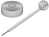 Cablu Silicon Alb 10AWG 7,5m 150&deg;C 600V
